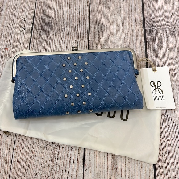 NWT HOBO Lauren Clutch-Wallet IN BUFFED LEATHER - Picture 9 of 14